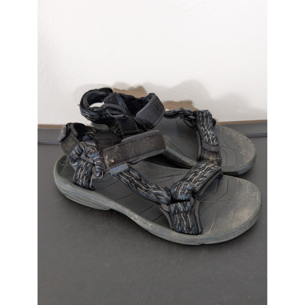 Teva Terra Fi 5 Universal Mens 9.5 Sandals Blue Pattern Hiking Sport Strappy
